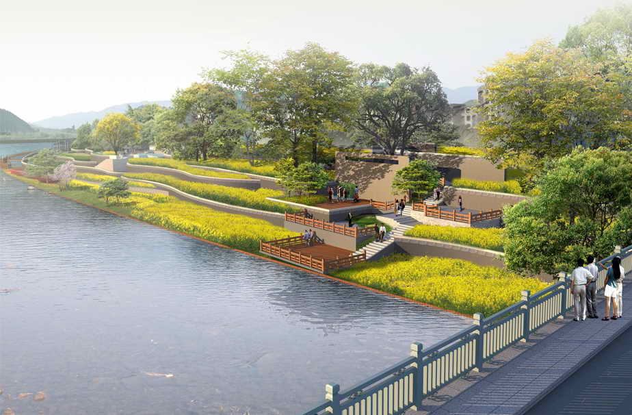 Lianquan Park in Wuyuan, Jiangxi